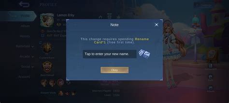 How to Add Cool MLBB Name Designs .